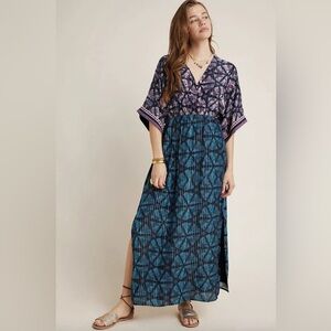 Blank London Maxi Dress Kimono Lisette Dolman Sleeve Size Medium Petite Boho